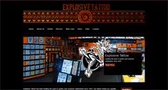 Desktop Screenshot of explosivetattoo.com