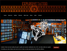 Tablet Screenshot of explosivetattoo.com